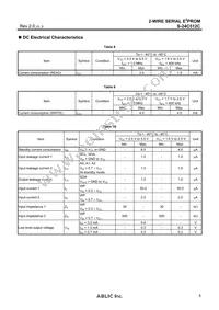 S-24C512CI-T8T1U4 Datasheet Page 5