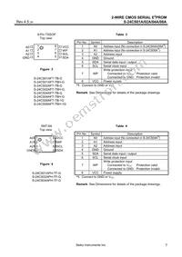 S-24CS08AFT-TB-1G Datasheet Page 3