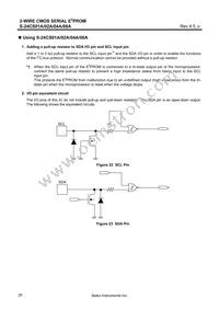 S-24CS08AFT-TB-1G Datasheet Page 20