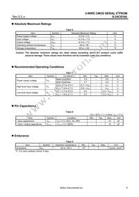 S-24CS16A0I-D8S1G Datasheet Page 5
