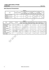 S-24CS16A0I-D8S1G Datasheet Page 6