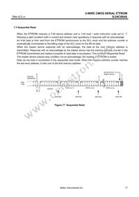 S-24CS64A0I-J8T1G Datasheet Page 17