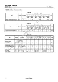 S-25C080A0I-J8T1G Datasheet Page 6