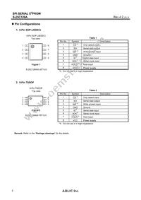 S-25C128A0I-J8T1U3 Datasheet Page 2