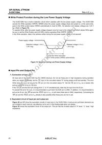 S-25C128A0I-J8T1U3 Datasheet Page 22