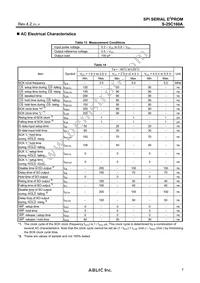 S-25C160A0I-T8T1U3 Datasheet Page 7