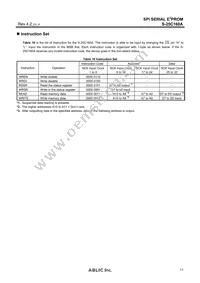 S-25C160A0I-T8T1U3 Datasheet Page 11