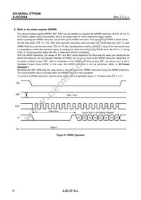 S-25C256A0I-T8T1U4 Datasheet Page 16