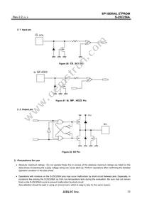 S-25C256A0I-T8T1U4 Datasheet Page 23