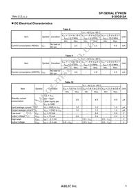 S-25C512A0I-J8T1U4 Datasheet Page 5