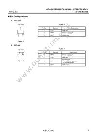 S-5725ECBH0-M3T1U Datasheet Page 7