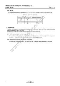 S-5841A95D-M5T1G Datasheet Page 14