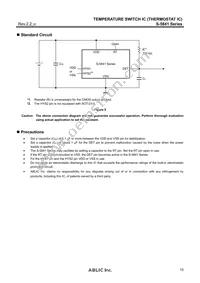 S-5841A95D-M5T1G Datasheet Page 15