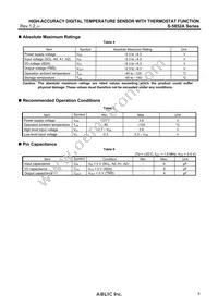 S-5852ABCBC-A8T1U4 Datasheet Page 5