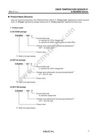 S-58LM20A-N4T1G Datasheet Page 3