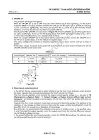 S-812C50AY-B-G Datasheet Page 21