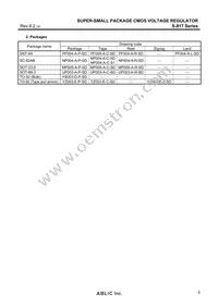 S-817B40AY-B2-U Datasheet Page 5