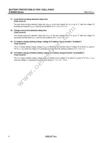 S-8200ACW-M6T1U Datasheet Page 12