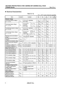S-8204AAK-TCT1U Datasheet Page 6