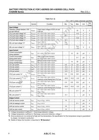 S-8204BBV-TCT1U Datasheet Page 8