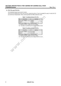 S-8205BAQ-TCT1U Datasheet Page 18
