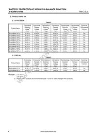 S-8209BAA-T8T1G Datasheet Page 4