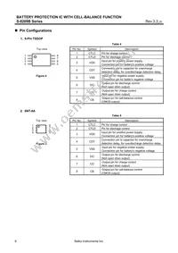 S-8209BAA-T8T1G Datasheet Page 6