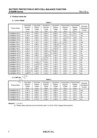 S-8209BAN-T8T1U Datasheet Page 4