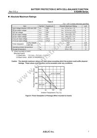 S-8209BAN-T8T1U Datasheet Page 7