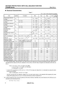 S-8209BAN-T8T1U Datasheet Page 8