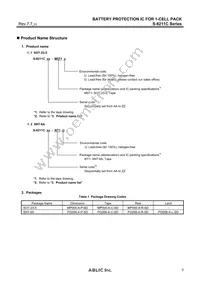 S-8211CAM-M5T1G Datasheet Page 3
