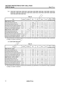 S-8211CAM-M5T1G Datasheet Page 14