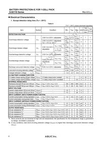 S-8211DBH-M5T1U Datasheet Page 8