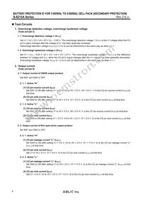 S-8215AAQ-K8T2U Datasheet Page 8