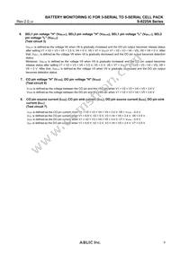 S-8225AAH-TCT1U Datasheet Page 9
