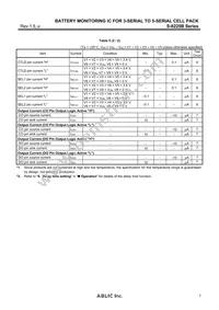 S-8225BAG-TCT1U Datasheet Page 7