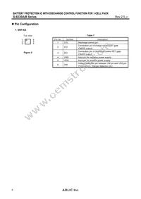 S-8230BAF-I6T1U Datasheet Page 6