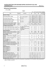 S-8230BAF-I6T1U Datasheet Page 8