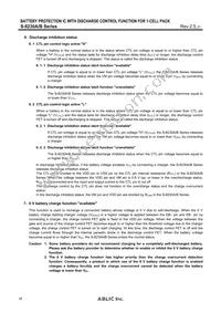 S-8230BAF-I6T1U Datasheet Page 18