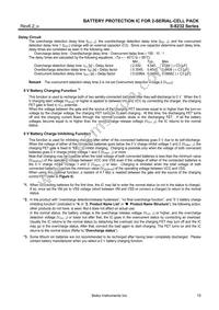S-8232PCFT-T2-G Datasheet Page 15