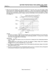 S-8232PCFT-T2-G Datasheet Page 21