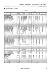 S-8233ANFT-TB-G Datasheet Page 7
