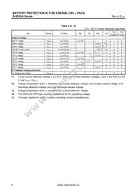 S-8233ANFT-TB-G Datasheet Page 8