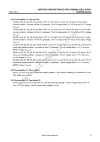 S-8233ANFT-TB-G Datasheet Page 11