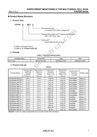 S-8239AAL-M6T1U Datasheet Page 3