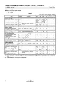 S-8239BAA-M6T1U Datasheet Page 6