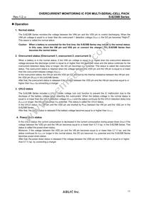 S-8239BAA-M6T1U Datasheet Page 11