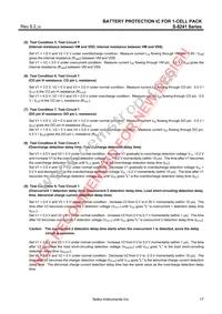 S-8241AEEMC-GEET2G Datasheet Page 17