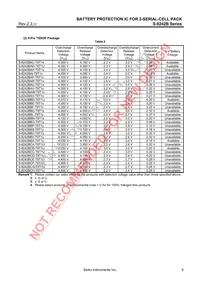 S-8242BBG-T8T1G Datasheet Page 5