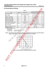 S-8243BAFFT-TB-G Datasheet Page 6